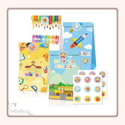 Back to school paper bag - 7Pc