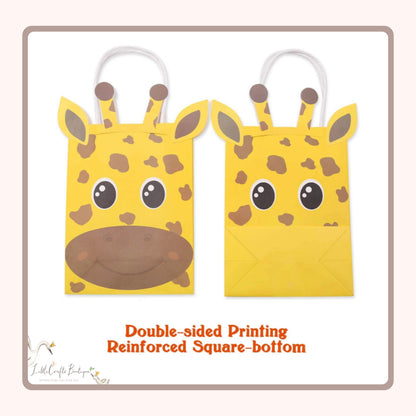 Zoo animal paper bag - 12Pc