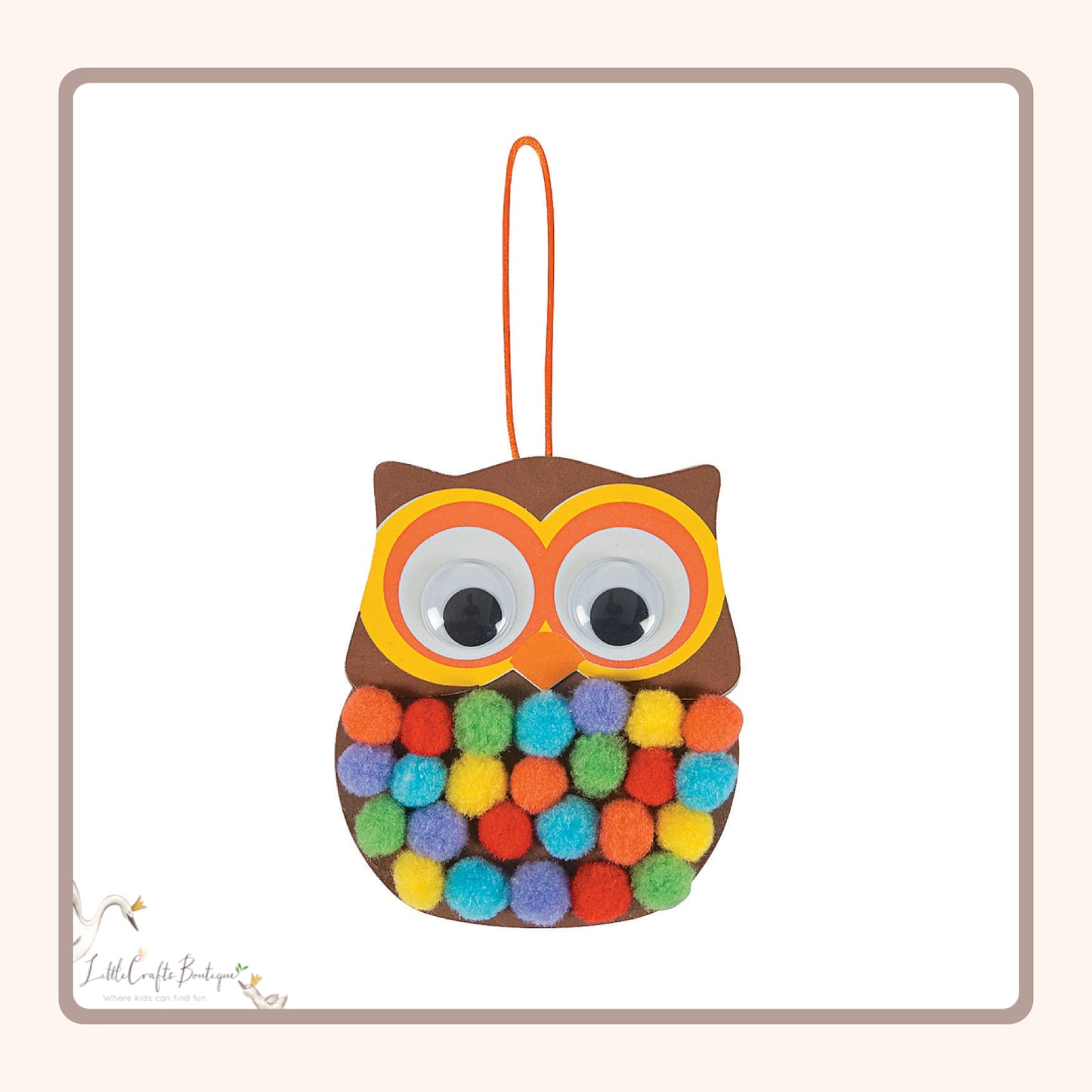 POM-POM OWL CRAFT KIT