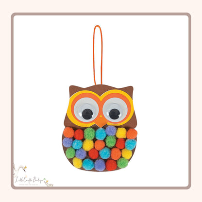 POM-POM OWL CRAFT KIT