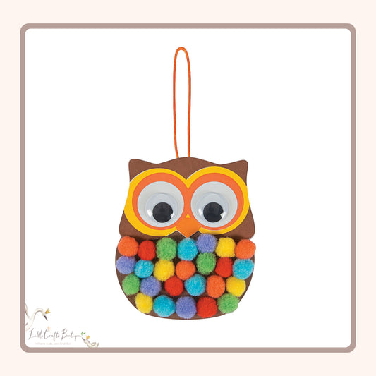 POM-POM OWL CRAFT KIT