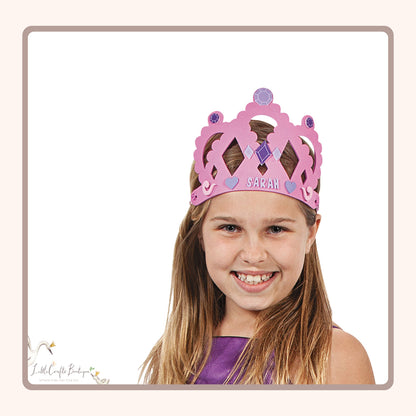 FABULOUS FOAM PRINCESS CROWNS (2 crowns)