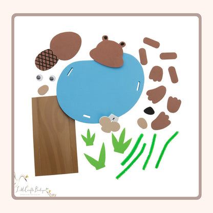 3D Floating Beaver Craft Kit