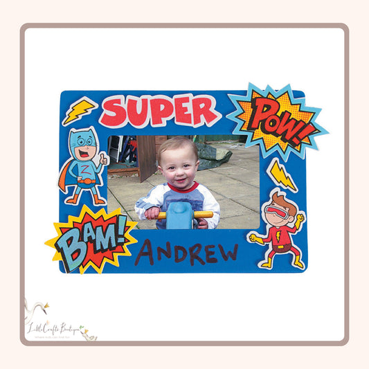 Superhero Picture Frame Craft Kit