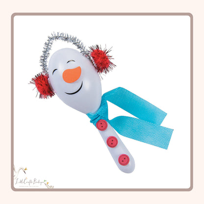 Snowman Maraca Craft Kit