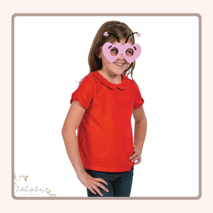 LOVE BUG FOAM GLASSES CRAFT KIT