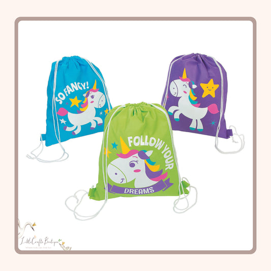 UNICORN DRAWSTRING BACKPACK