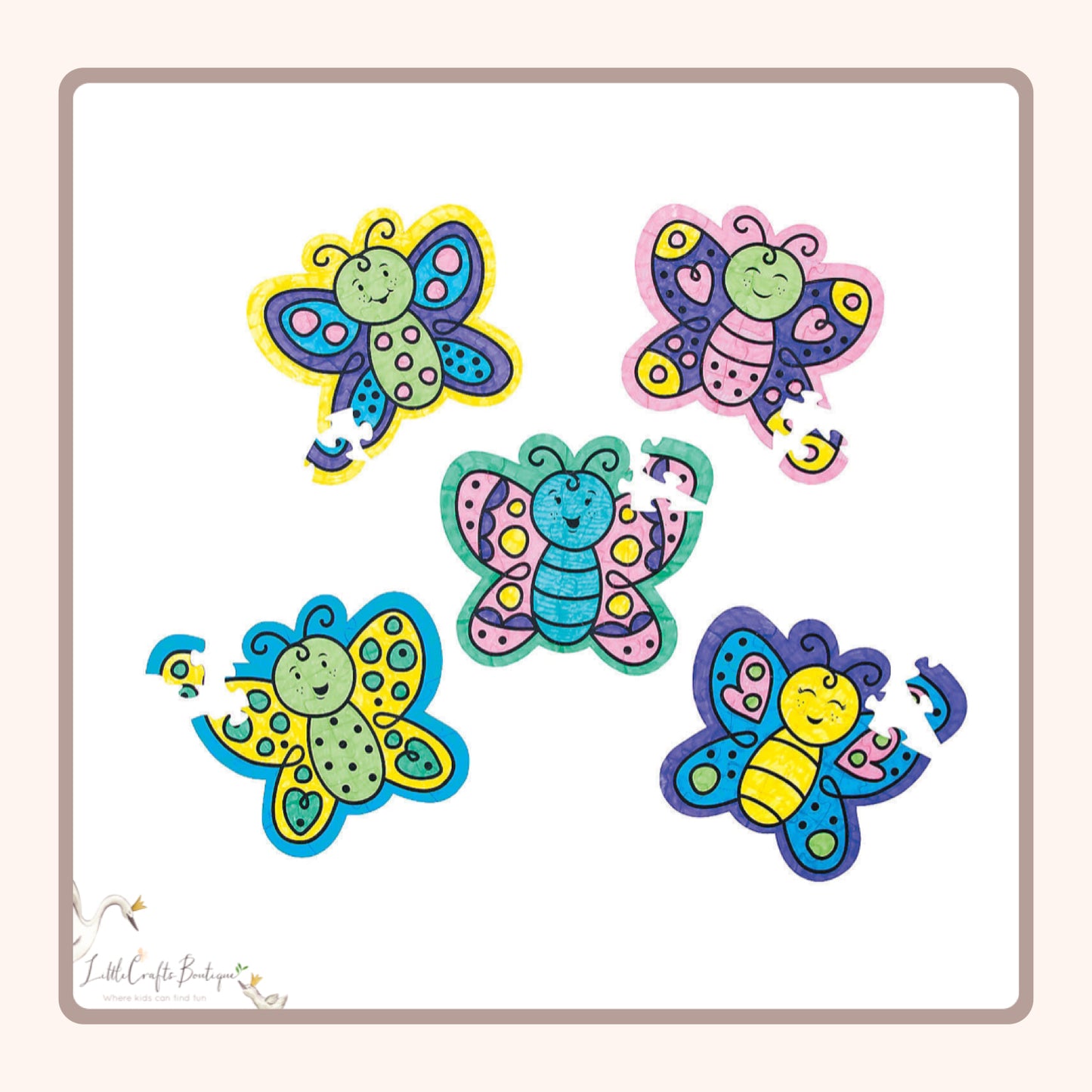 CYO BUTTERFLY SHAPE PUZZLE