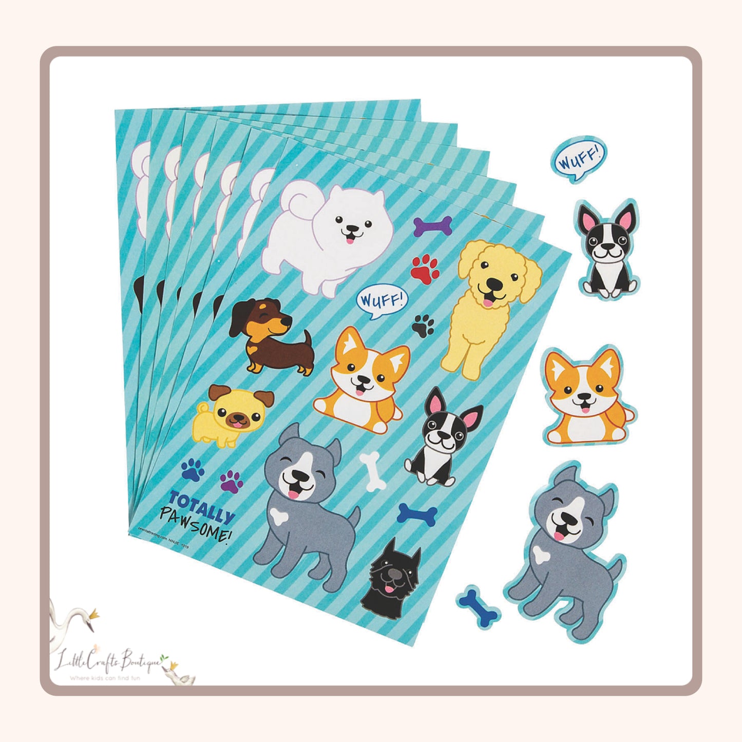 Puppy Dog Sticker Sheet