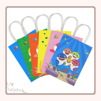 Baby shark paper bag - 12Pc