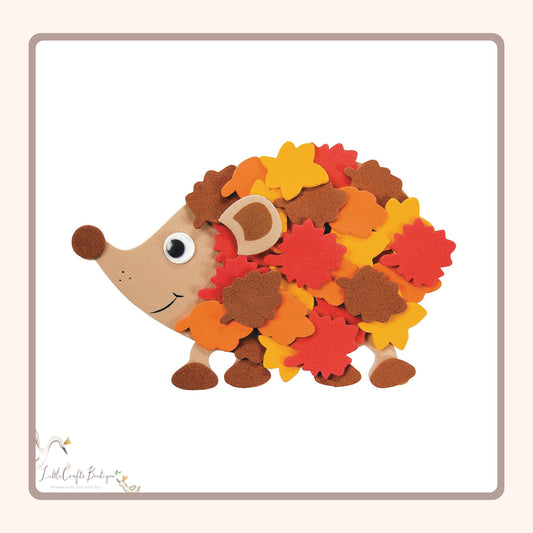 Fall Leafy Hedgehog Magnet Craft Kit