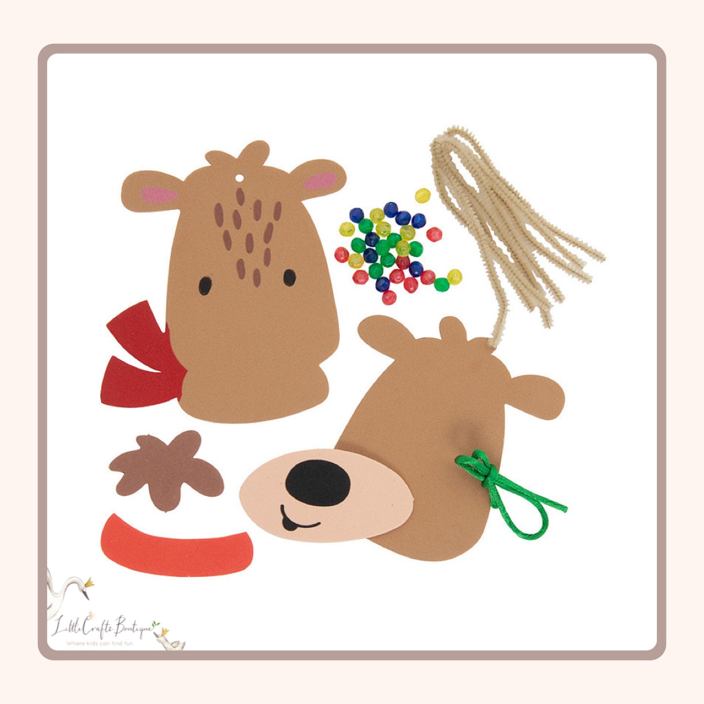 Beaded Reindeer Craft Kit