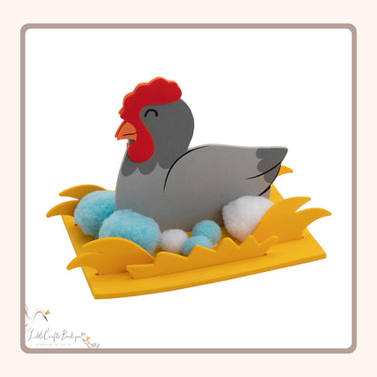 3D Nesting Hen Craft Kit