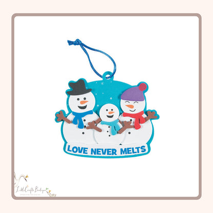 Snowman Family Craft Kit