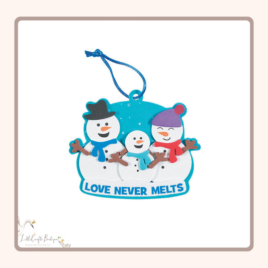 Snowman Family Craft Kit