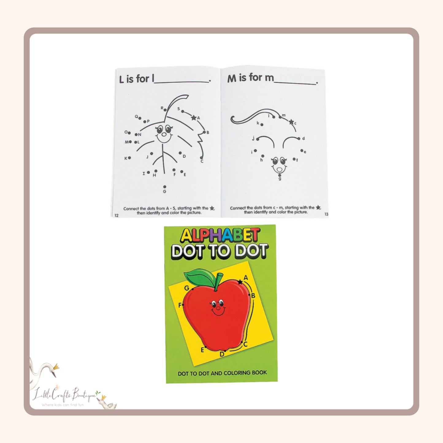 Alphabet Dot-to-Dot Activity Book