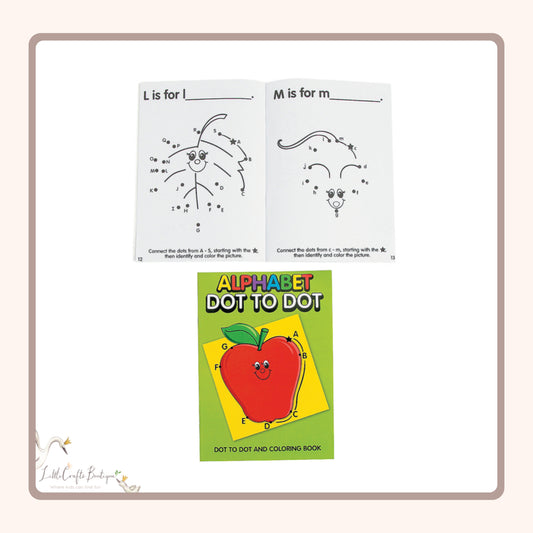 Alphabet Dot-to-Dot Activity Book