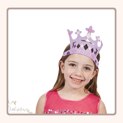 FABULOUS FOAM PRINCESS CROWNS (2 crowns)