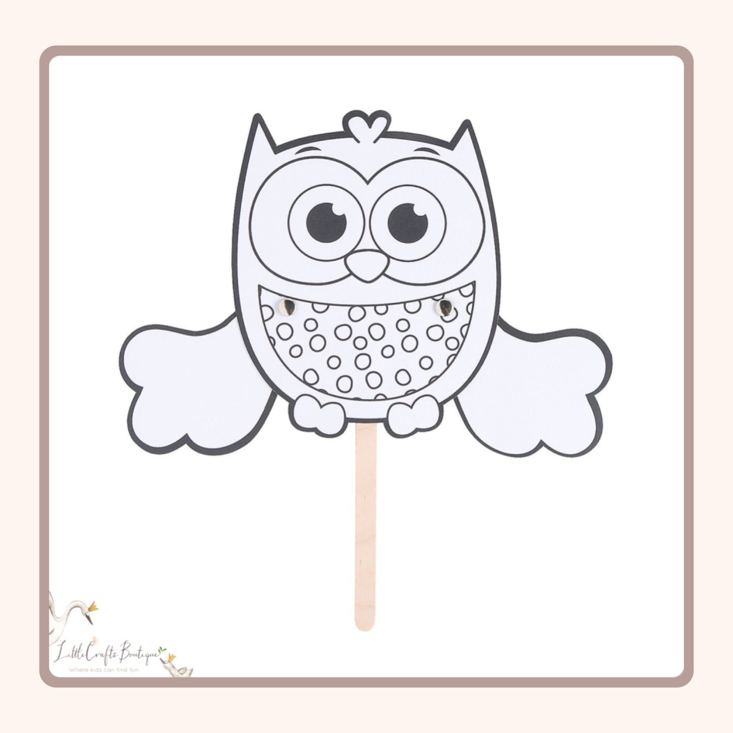 CYO Flapping Owl Craft Kit