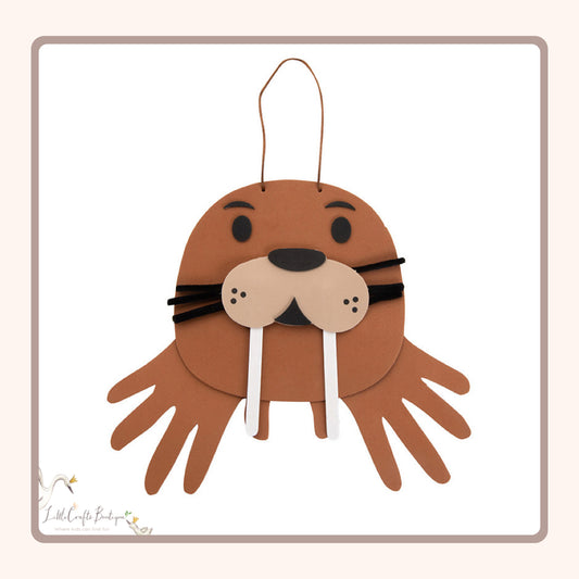 Walrus Handprint Craft Kit