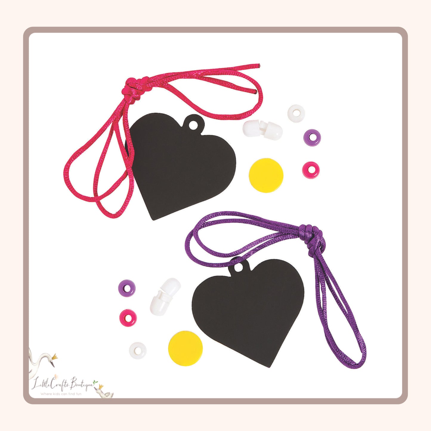 MAGIC SCRATCH HEART NECKLACE CRAFT KIT