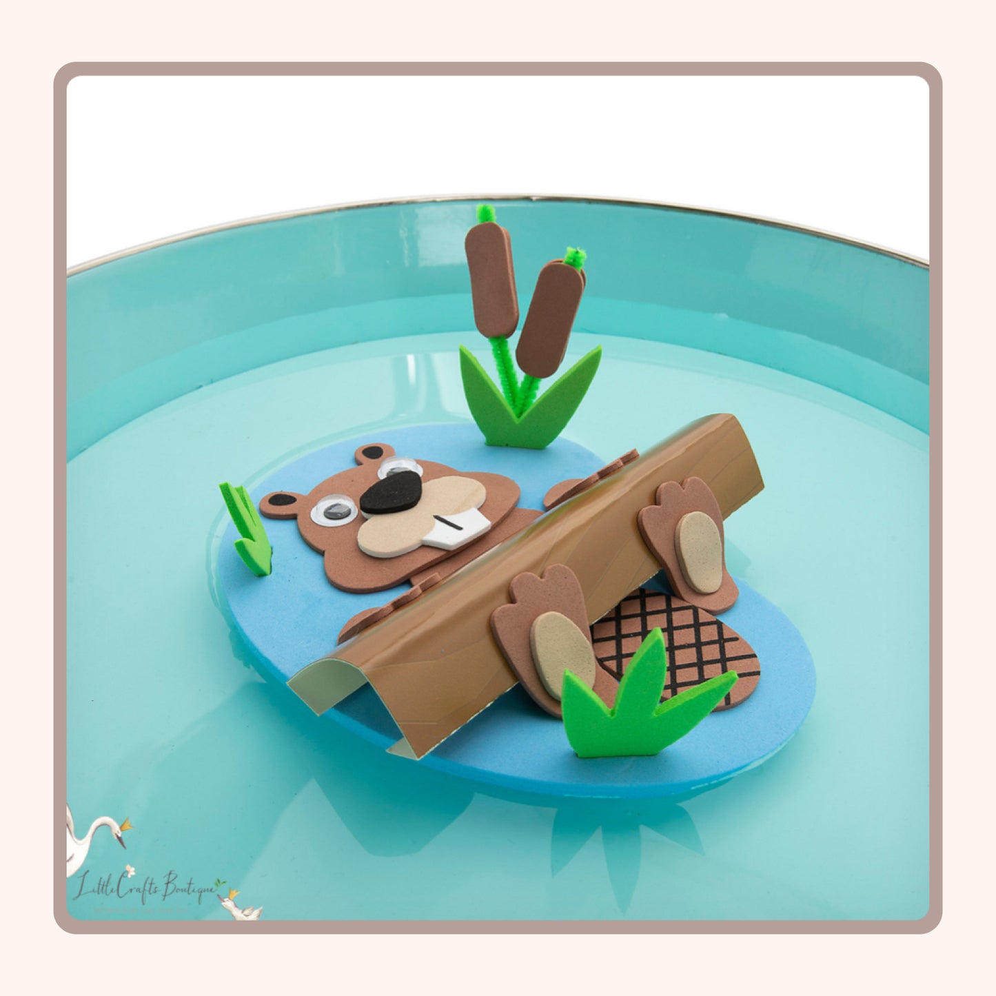 3D Floating Beaver Craft Kit