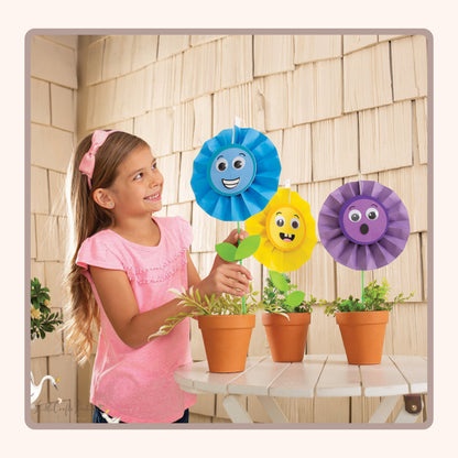 Hanging Paper Fan Flower Craft Kit
