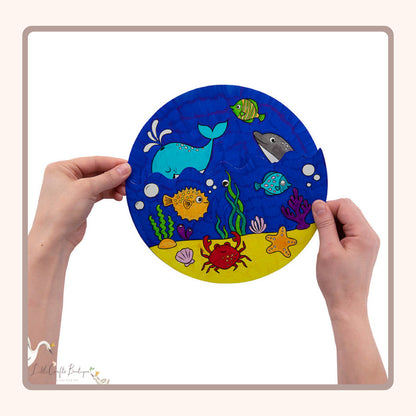 CYO SEALIFE WHEEL CRAFT KIT