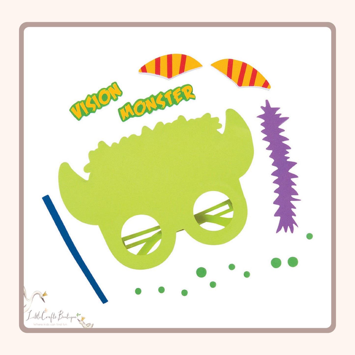 MONSTER FOAM GLASSES CRAFT KIT