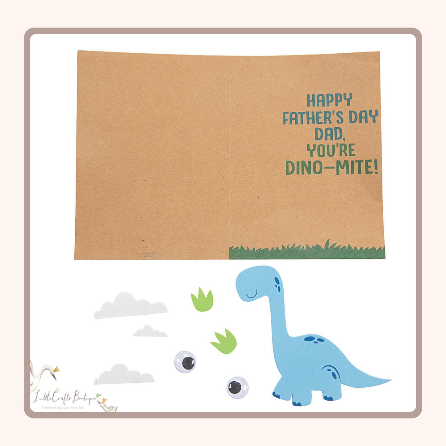 DINO-MITE DAD CARD CRAFT KIT