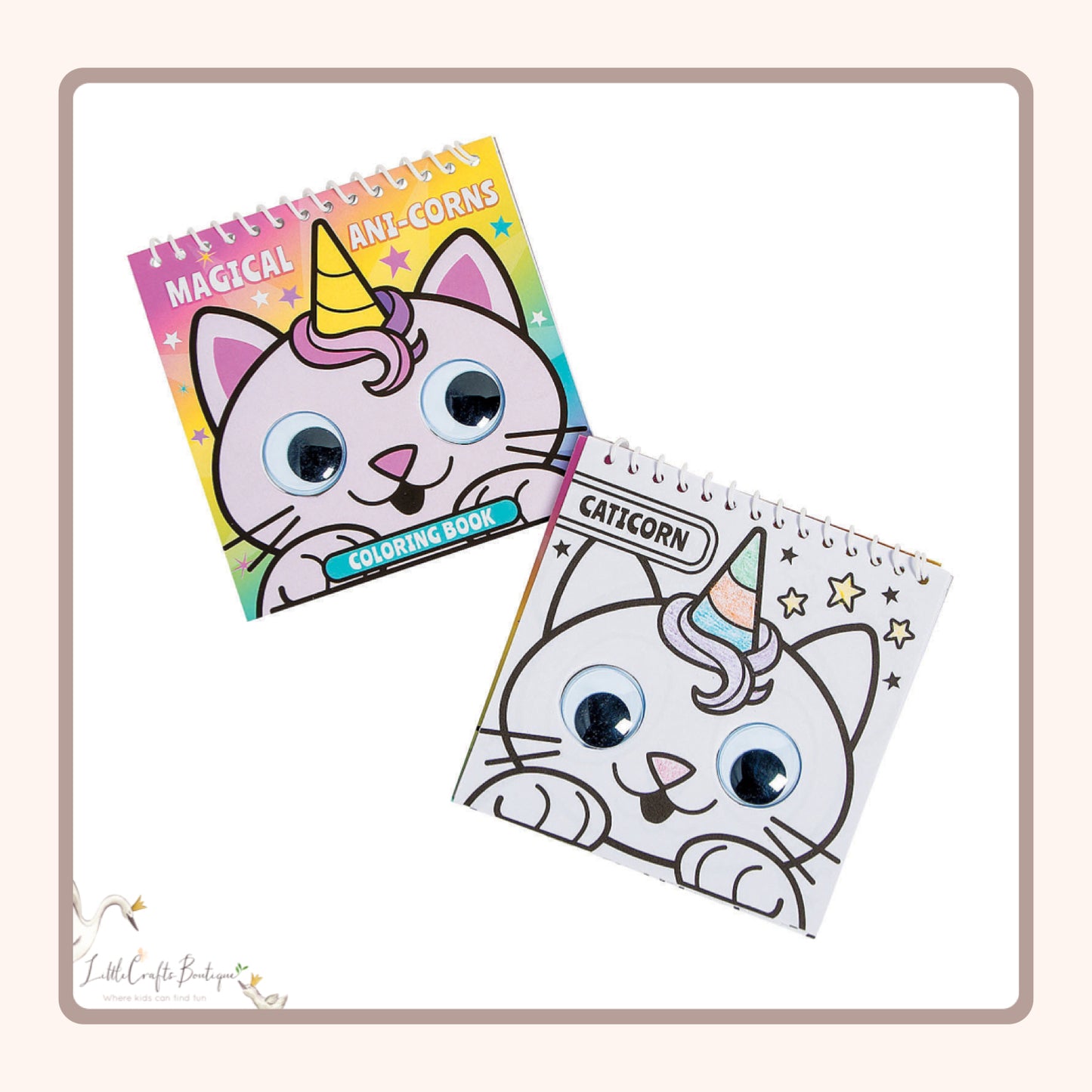 UNICORN WIGGLE EYE COLORING BOOK