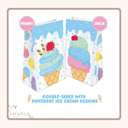 Ice cream paper bag - 12Pc