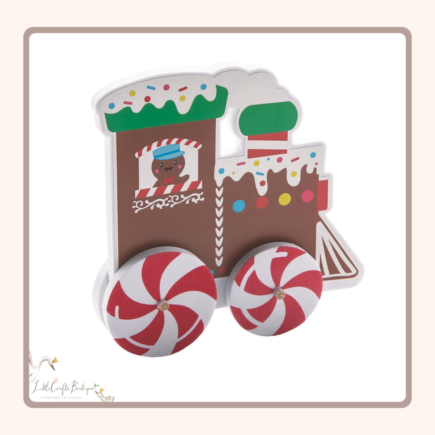 Gingerbread Moving Train Craft Kit