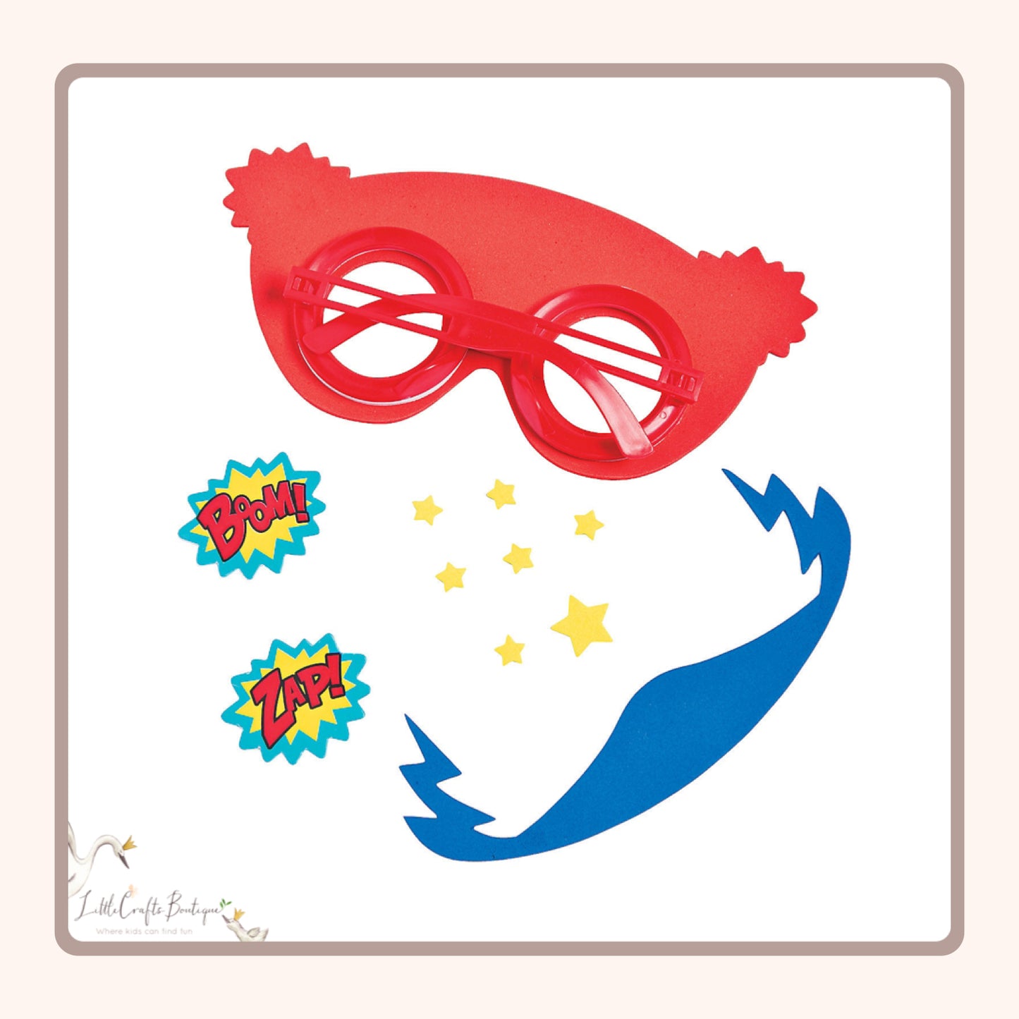 SUPERHERO FOAM GLASSES CRAFT KIT