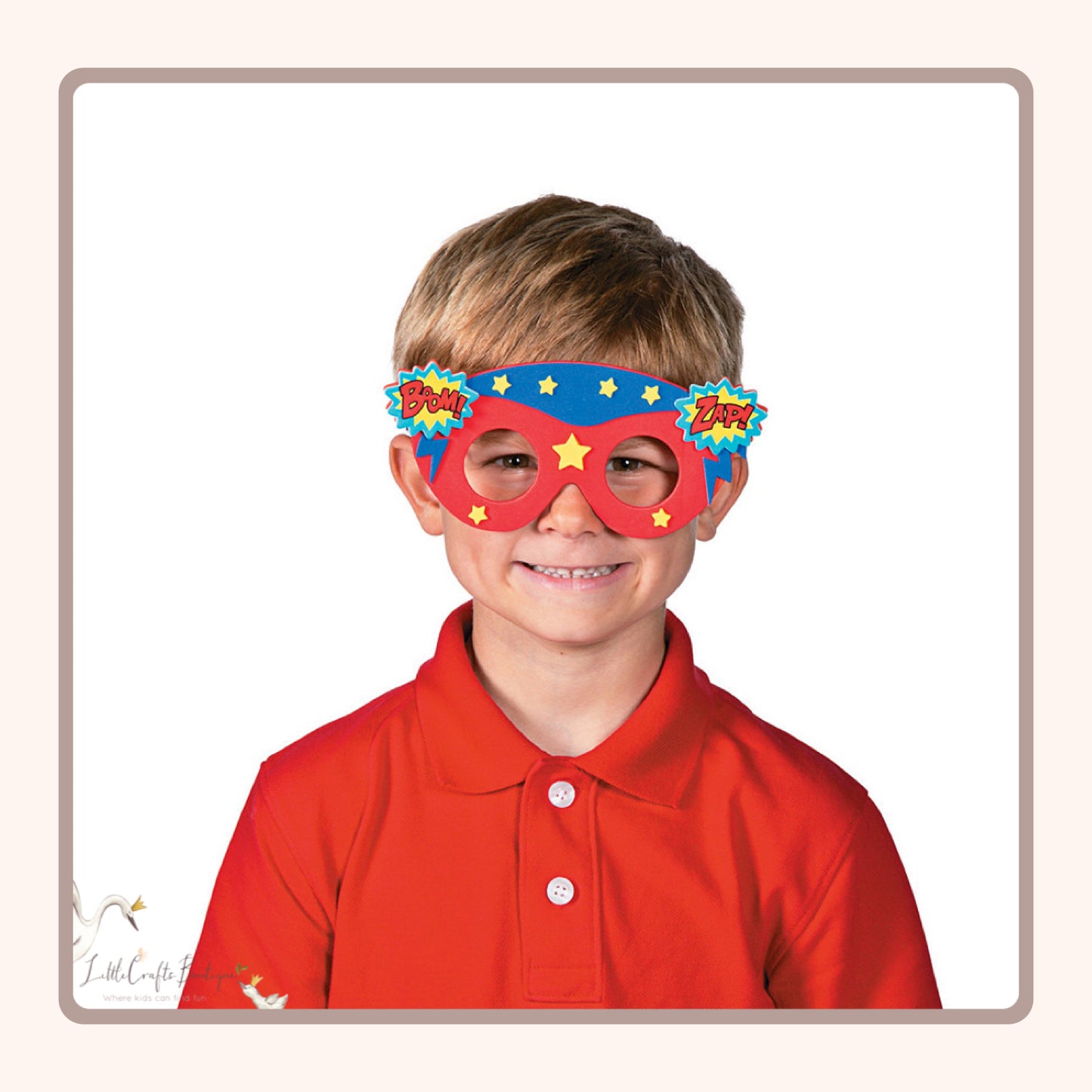 SUPERHERO FOAM GLASSES CRAFT KIT