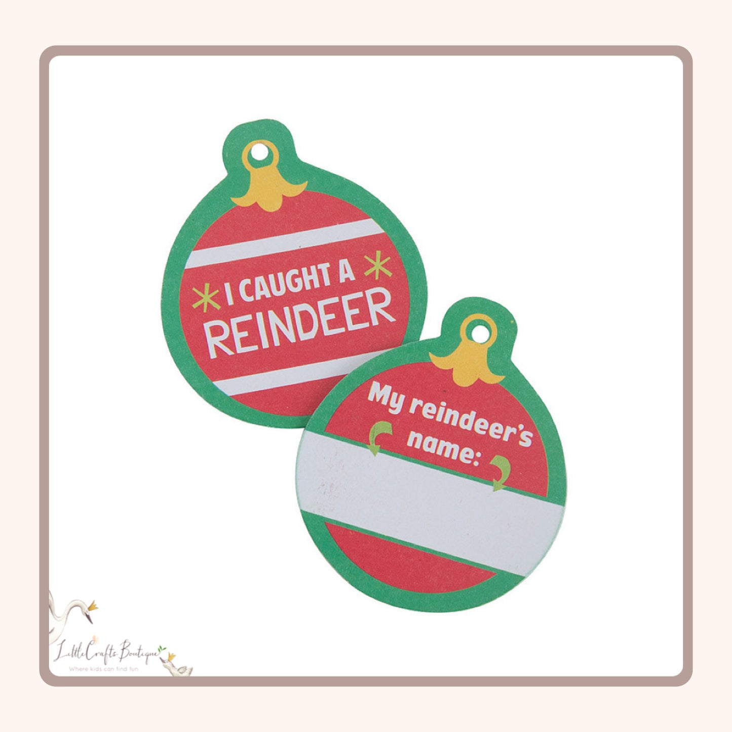 I Caught a Reindeer Jar Craft Kit