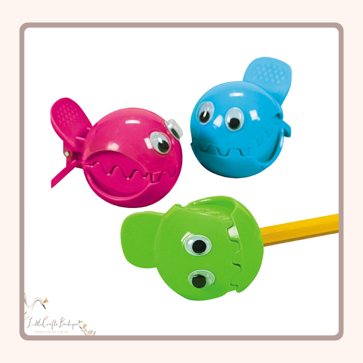 WIGGLE EYE FISH PENCIL SHARPENER