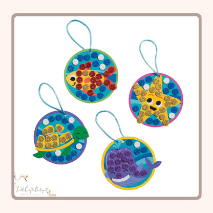 Under the Sea Glitter Mosaic Craft Kit