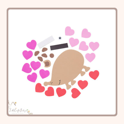 Heart Hedgehog Magnet Craft Kit