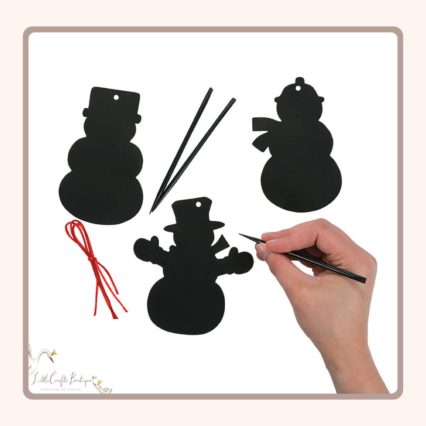 MAGIC COLOR SCRATCH SNOWMAN