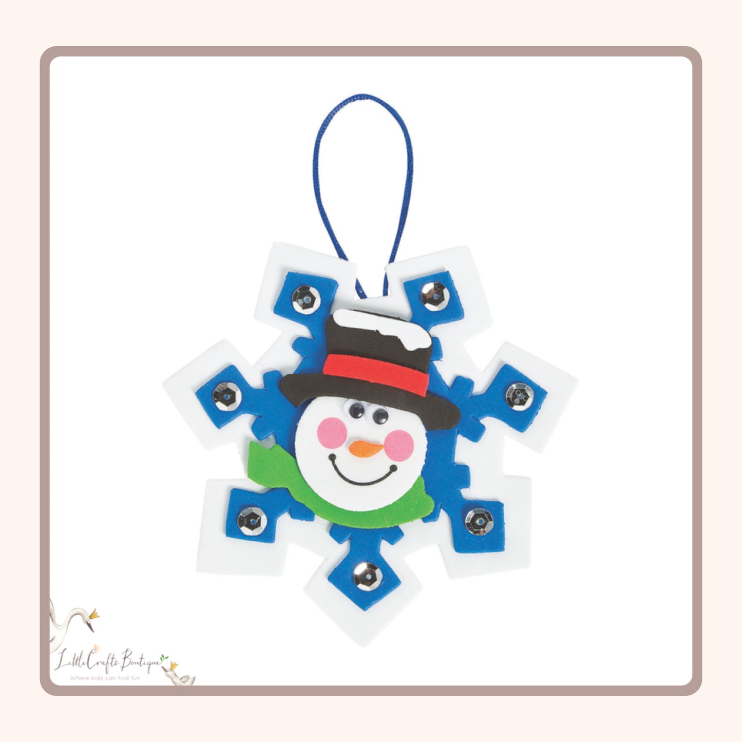 Snowman Snowflake Craft Kit