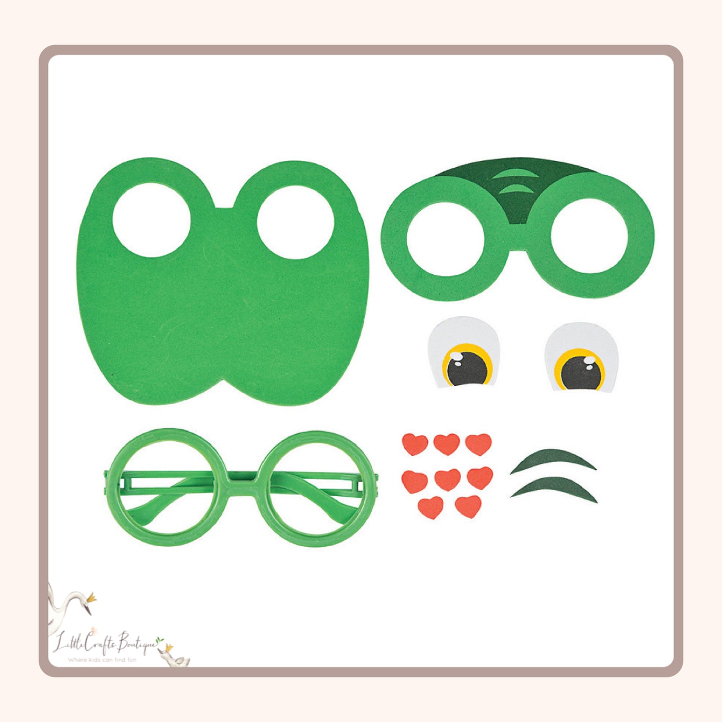 ALLIGATOR FOAM GLASSES CRAFT KIT