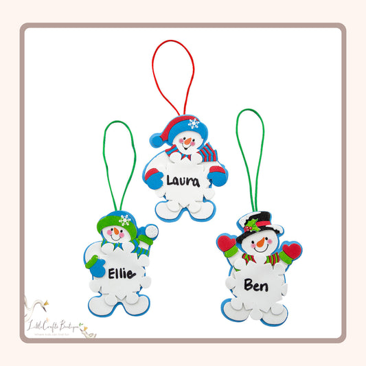 Snowman Snowflake Craft Kit