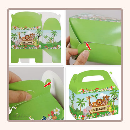 Zoo animal box - 4Pc