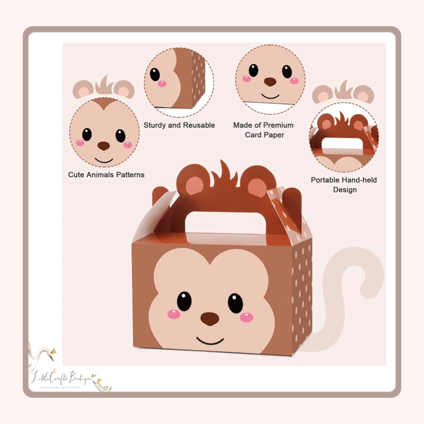 Zoo animal box - 9Pc