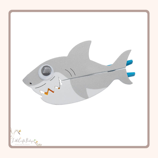 Clothespin Shark Craft Kit