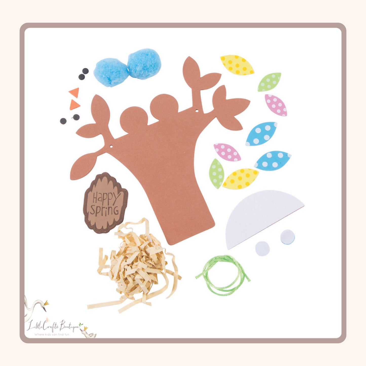 Spring Bird Nest Craft Kit