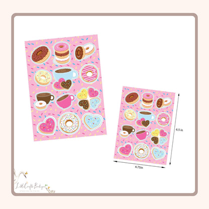 Donut Stickers sheet