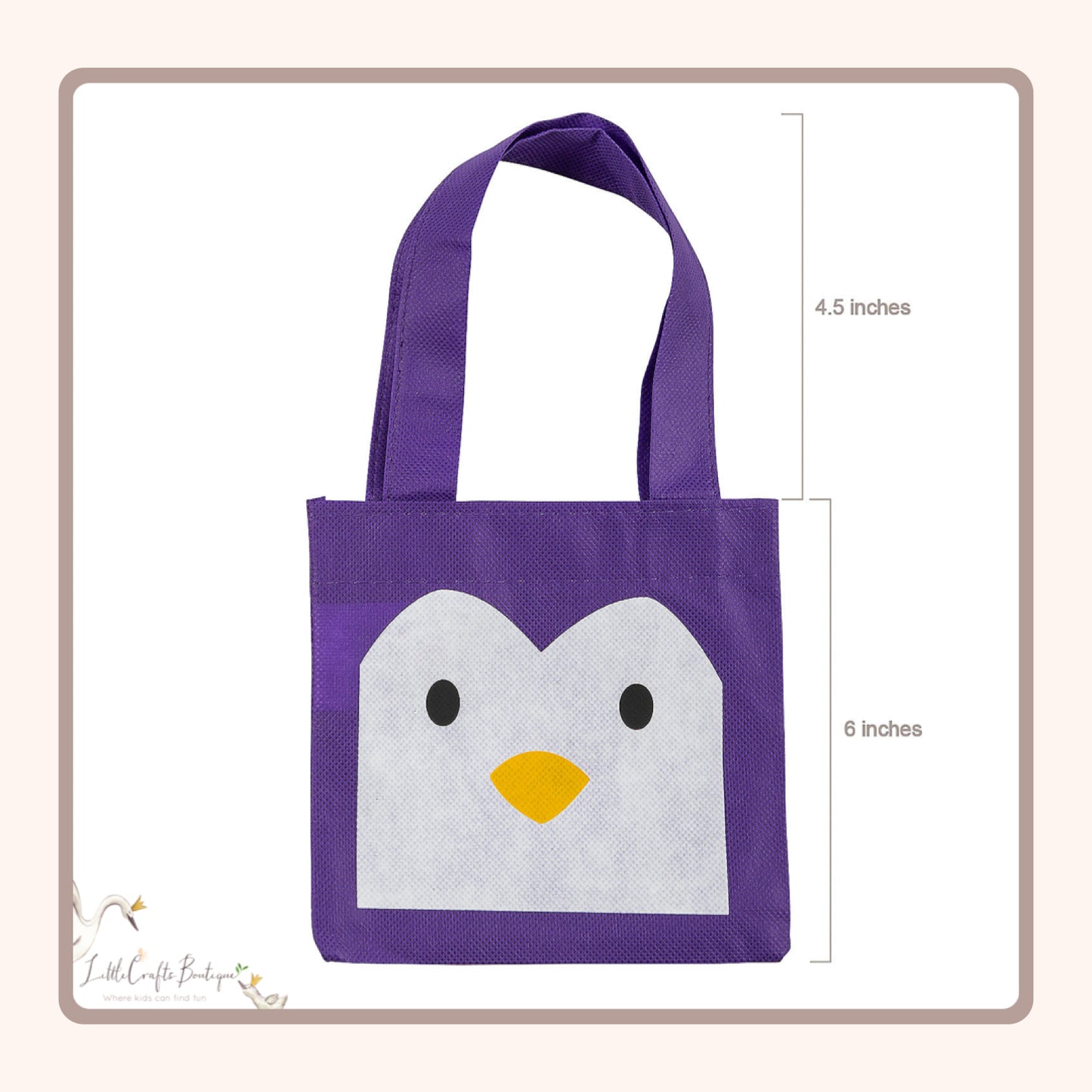 Mini Penguin Tote Bag