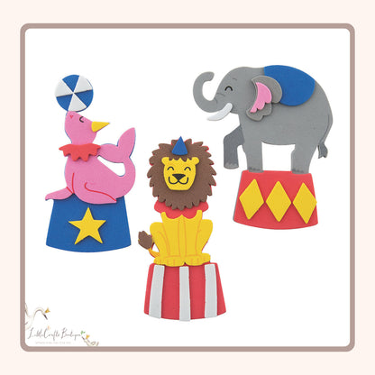 Circus Animal Magnet Craft Kit